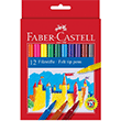 Faber Castell 12 Renk Keeli Kalem 5062554212