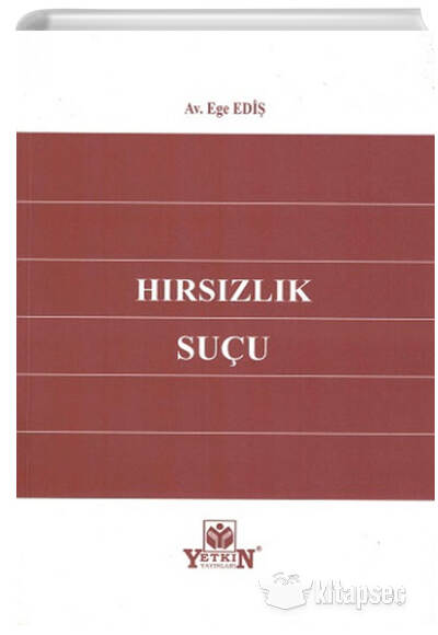 Hırsızlık Suçu Yetkin Yayınları