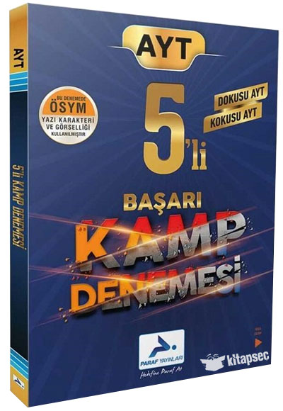 AYT Dokusu Kokusu AYT Başarı 5 li Kamp Denemesi Paraf Yayınları