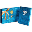 Çantalı Orta Boy Nubuk Kur`an-ı Kerim (Mavi, Vavlı, Mühürlü) Medrese Kitabevi