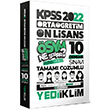 2022 KPSS Ortaöğretim Ön Lisans GY-GK Tamamı Çözümlü 10 Fasikül Deneme Yediiklim Yayınları