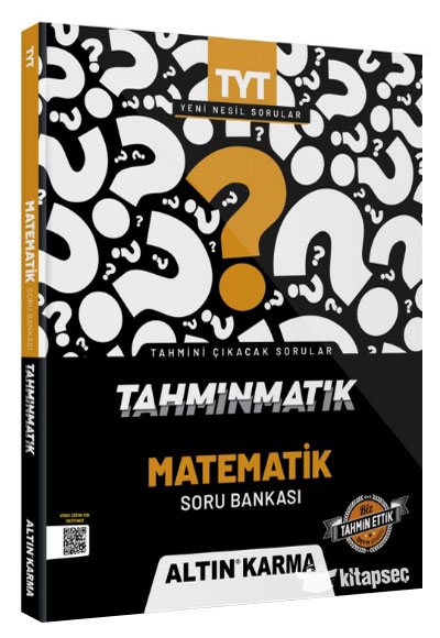 TYT Matematik Tahminmatik Soru Bankası (Video Çözümlü) Altın Karma Yayınları