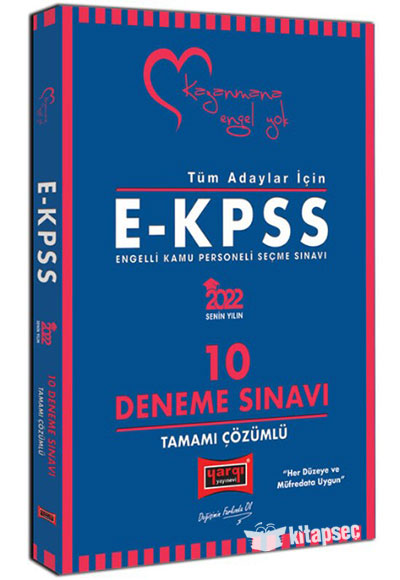 Tüm Adaylar İçin EKPSS Tamamı Çözümlü 10 Deneme Sınavı Yargı Yayınları