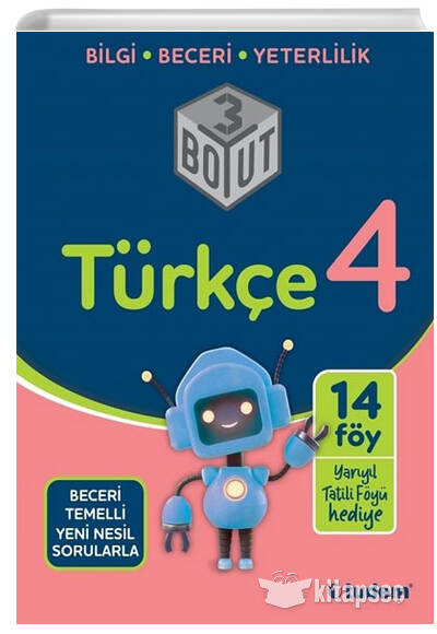 4. Sınıf Türkçe 3 Boyut Soru Bankası Tudem Yayınları