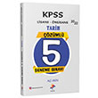 KPSS Lisans Önlisans Tarih 5 Çözümlü Deneme Sınavı Dizgi Kitap