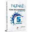 2021 ÖABT FUZULİ Türk Dili ve Edebiyatı Öğretmenliği 5 Deneme Çözümlü Fatih Avcı Dizgi Kitap Yayınları