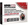 KPSS Eğitim Bilimleri Program Geliştirme-Öğretim Yöntem ve Teknikleri Video Ders Notları Benim Hocam Yayınları