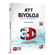 2024 AYT 3D Biyoloji Tamamı Video Çözümlü Soru Bankası 3D Yayınları