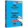 2022 KPSS Türkçe Kısa ve Öz Ders Notları Konu Kitabı Yargı Yayınları