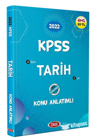 2022 KPSS Tarih Konu Anlatımı Data Yayınları | 9786257552509