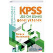 KPSS Lise Ön Lisans Türkçe Matematik Soru Bankası Nobel Sınav Yayınları
