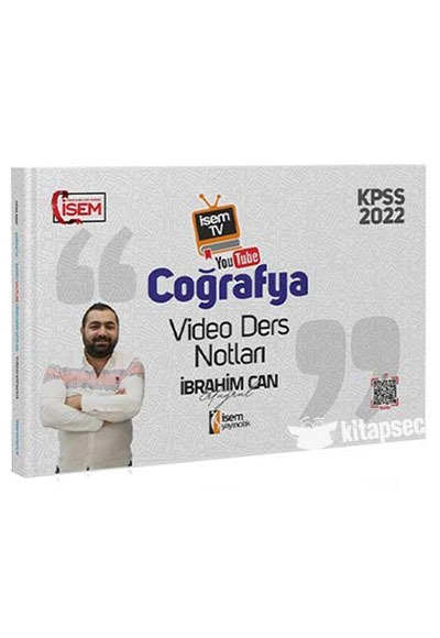 2022 İsem TV KPSS Genel Kültür Coğrafya Video Ders Notu İsem Yayıncılık