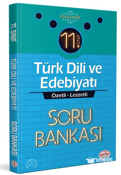 2022 11.Sınıf Türk Dili ve Edebiyatı Soru Bankası Editör Yayınevi MB8989