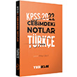 2022 KPSS Cebimdeki Notlar Türkçe Kitapçığı Yediiklim Yayınları 