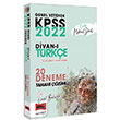 2022 KPSS Divanı Türkçe 20 Deneme Çözümlü  Yargı Yayınları