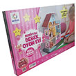 Mobilyalı Bebek Oyun Evi Karton Maket Bebek Oyuncak Seti Arnas Toys