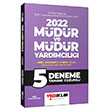 2022 MEB EKYS Müdür ve Müdür Yardımcılığı Tamamı Çözümlü 5 Deneme Yediiklim Yayınları