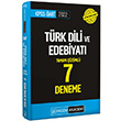 2022 KPSS ÖABT Türk Dili ve Edebiyatı 7 Deneme Pegem Yayınları