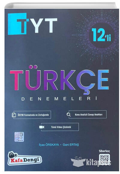 TYT Türkçe Branş Denemesi 12 li Kafadengi Yayınları