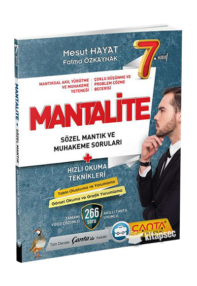 7. Sınıf Sözel Mantık ve Muhakeme Mantalite Çanta Yayınları