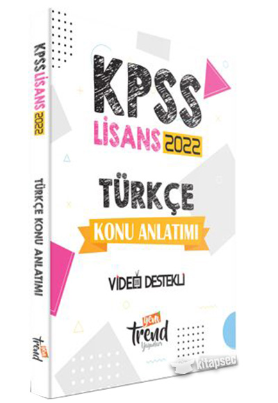 2022 KPSS Türkçe Lisans Konu Anlatımı Video Destekli Yeni Trend