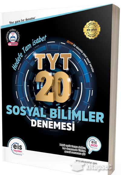 TYT Sosyal Bilimler 20 Deneme EİS Yayınları
