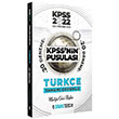 2022 KPSS nin Pusulası Türkçe Tamamı Çözümlü 20 Deneme Doğru Tercih Yayınları