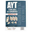 AYT Türk Dili ve Edebiyatı Yaprak Test Eğitim Dünyası Yayınları