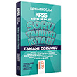 2022 KPSS Eğitim Bilimleri Tamamı Çözümlü Soru Tahmin Kitabı Benim Hocam Yayınları 