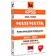 KPSS Matematik Çıkmış Sorular Konularına Göre Çözümlü Yargı Yayınları