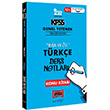 KPSS Türkçe Kısa ve Öz Ders Notları Konu Kitabı Yargı Yayınları