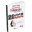 2022 KPSS Türkçe 21 Kafa Deneme Tamamı Çözümlü Hoca Kafası Yayınları