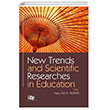 New Trends And Scientific Researches n Education An Yaynclk