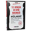 2022 GYS Gençlik ve Spor Bakanlığı Mülakat Kitabı Soru Cevap Paragon Yayınları