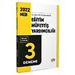 2022 MEB Eğitim Müfettiş Yardımcılığı 3 Deneme Çözümlü Editör Yayınları