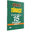 KPSS Türkçe 15 Deneme Çözümlü Monopol Yayınları