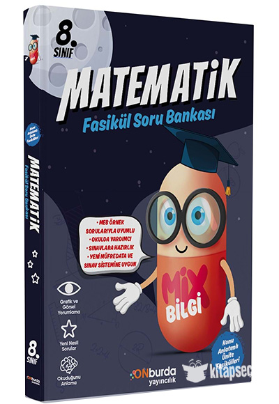 8.Sınıf Mix Bilgi Matematik KÖ Fasikül Soru Bankası ONburda Yayıncılık