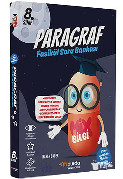 8.Sınıf Mix Bilgi Paragraf KÖ Fasikül Soru Bankası ONburda Yayıncılık