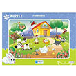 130 Para Puzzle - Farmhouse iftlik Evi Blue Focus