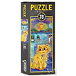 Puzzle Golden Cat (78 Para) Blue Focus