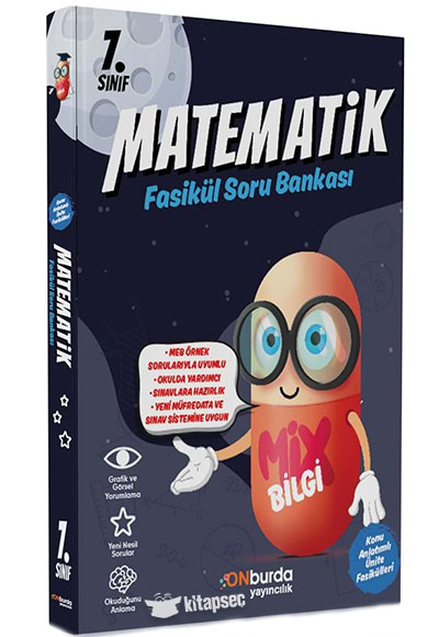 7.Sınıf Mix Bilgi Matematik KÖ Fasikül Soru Bankası ONburda Yayınları