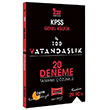 KPSS Vatandaşlık 100 de 100 20 Deneme Çözümlü Yargı Yayınları
