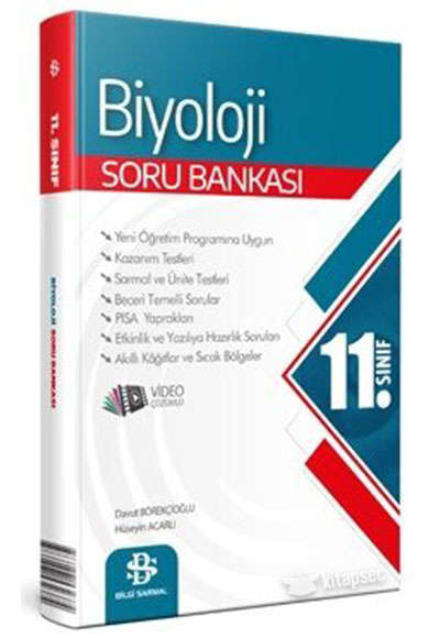 11. Sınıf Biyoloji Soru Bankası Bilgi Sarmal Yayınları