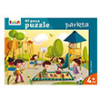 Eolo 40 Parça Puzzle Parkta Eolo Eğitici Oyuncak