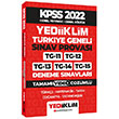 2022 KPSS Genel Yetenek Genel Kültür Türkiye Geneli Tamamı Video Çözümlü Deneme Sınavları Yediiklim Yayınları