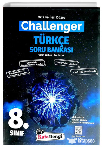 8.Sınıf LGS Challenger Türkçe Soru Bankası Kafa Dengi