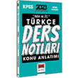2023 KPSS Kısa ve Öz Türkçe Konu Anlatımlı Ders Notları Yargı Yayınları