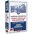 GYS Marmara Üniversitesi Görevde Yükselme ve Unvan Değişikliğine Yönelik Ortak Konular (Tüm Unvanlar İçin) Konu Özetli Açıklamalı Soru Bankası Yargı Yayınları