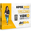 2023 KPSS Türkçe Video Ders Notu HocaWebde Yayınları