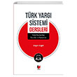 Türk Yargı Sistemi Dersleri Ergin Ergül Adalet Yayınevi